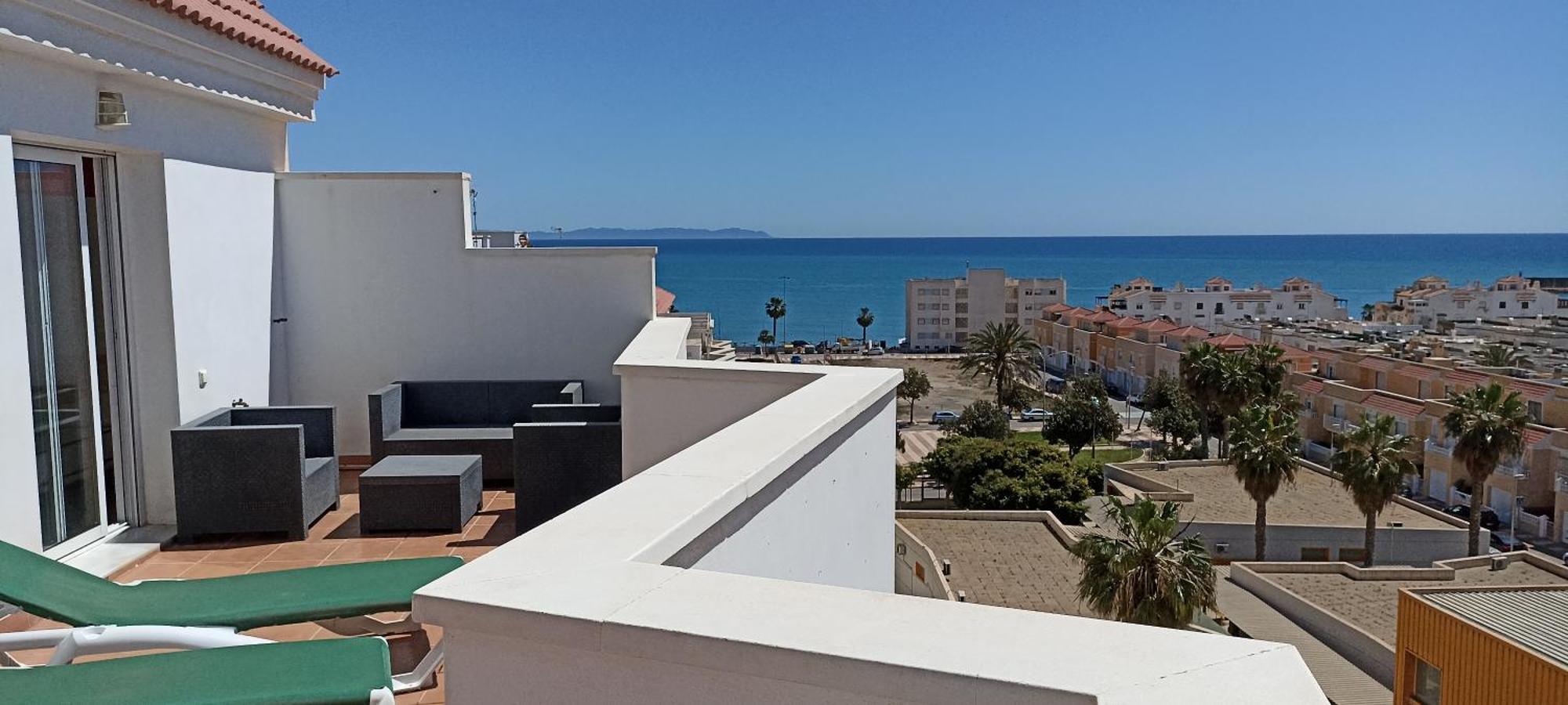 La Perla Azul Playa - Terraza Al Sol Apartamento Roquetas de Mar Quarto foto